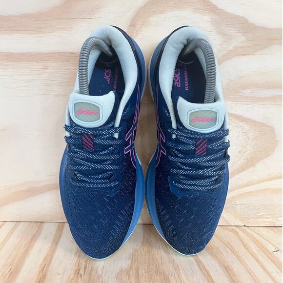 Asics - Gel-Kayano 27 - Running Shoes - Blue- Women's - 8 - 1012A849 - Picture 7 of 9